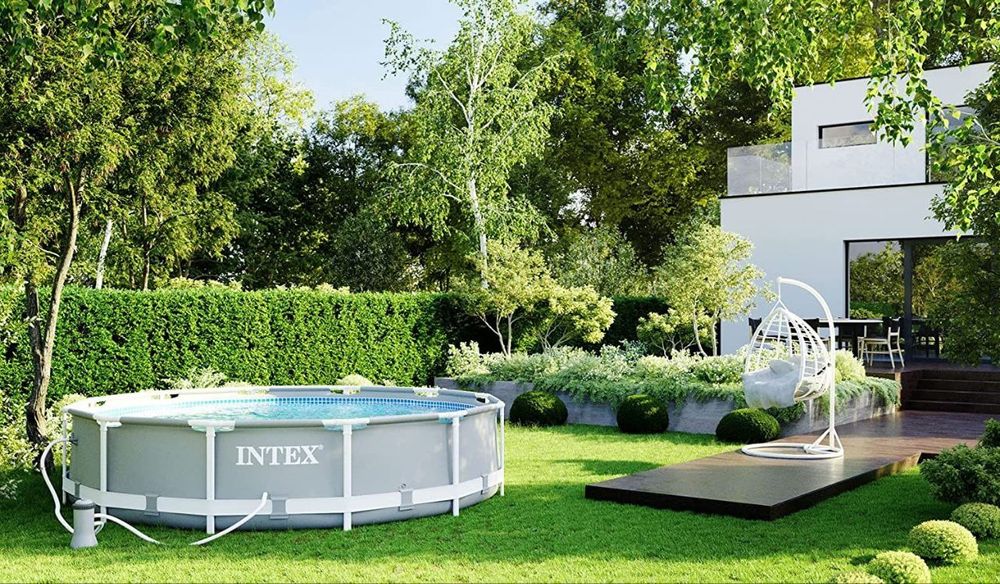 Каркасный бассейн 366×75 INTEX stoyka basseyn BESTWAY бассейн