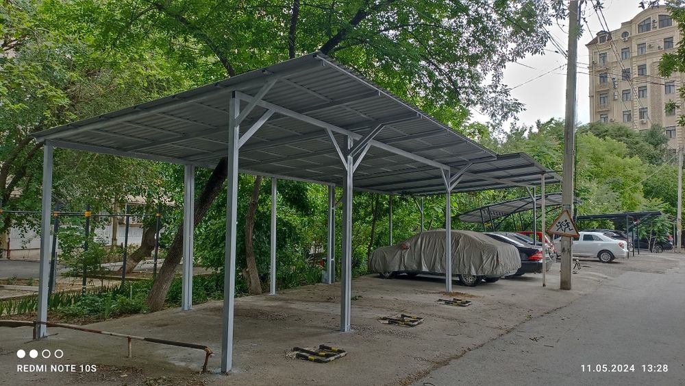 Авто навес на заказ. 270минг м²