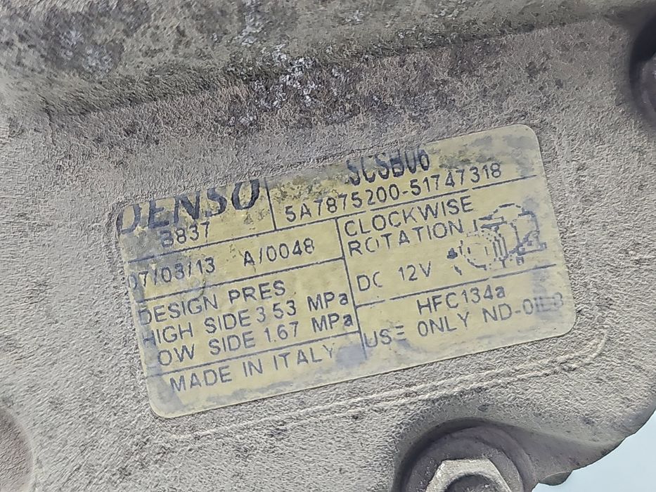 Compresor clima Fiat Panda (169) [Fabr 2003-2012] 51747318 1.2 Benz 18