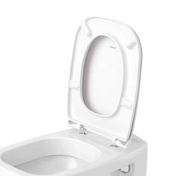 Capac WC Duravit D-Code, SoftClose, duroplast, alb, 0067390000