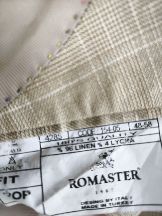 Romaster мъжко ленено сако, размер XXL