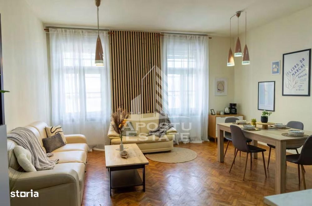 Apartament cu farmec istoric, Piața Victoriei, 63 mp utili , lift