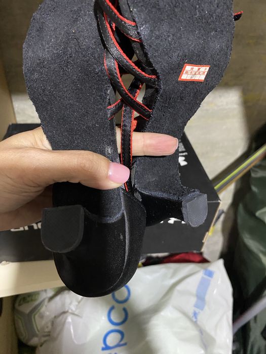 Pantofi de dans piele