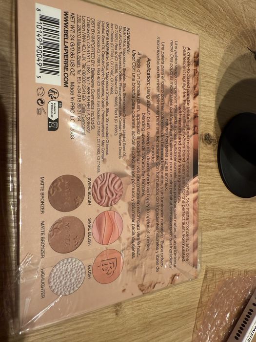 Paleta machiaj Bellapiere