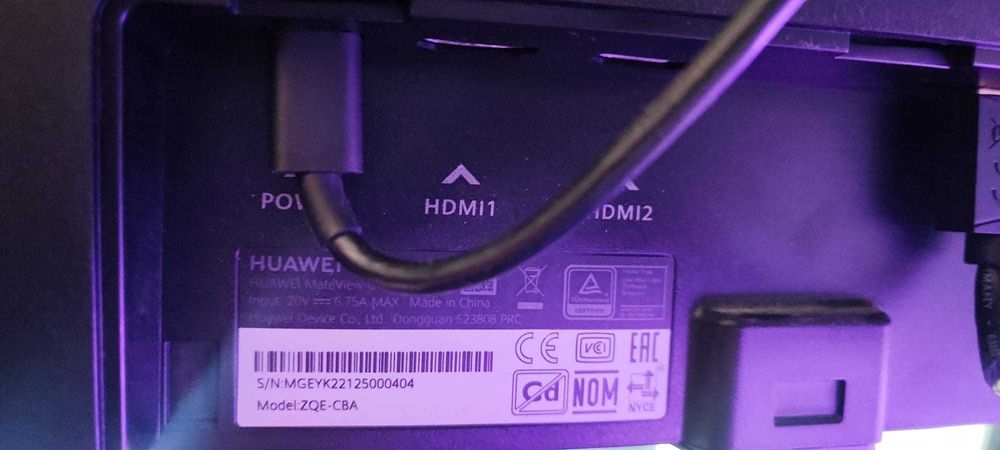 Monitor Gaming Curbat ( 1500R ) Huawei MateView GT 34" – WQHD, 165Hz, HDR10