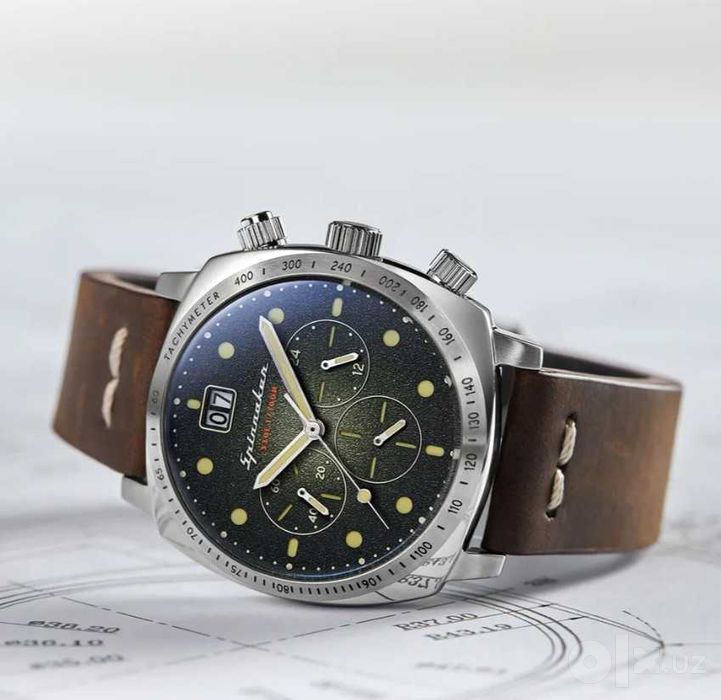 Мужские часы Spinnaker Hull Chronograph SP-5068-02 (Meca-Quartz)