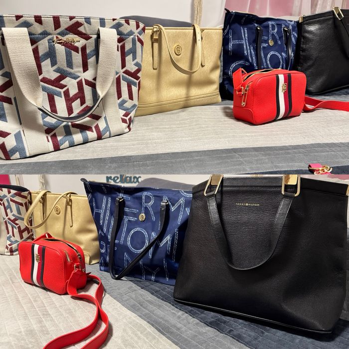 Tommy Hilfiger Hobo bags оригинални чанти, естествена кожа