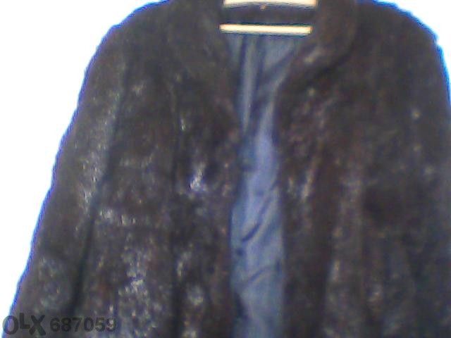 продава дамско кожено палто-Заек!