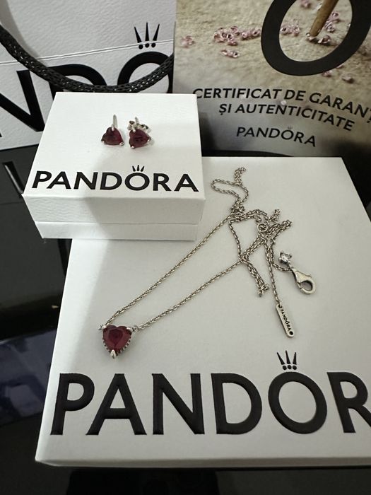 Set Pandora colier si cercei