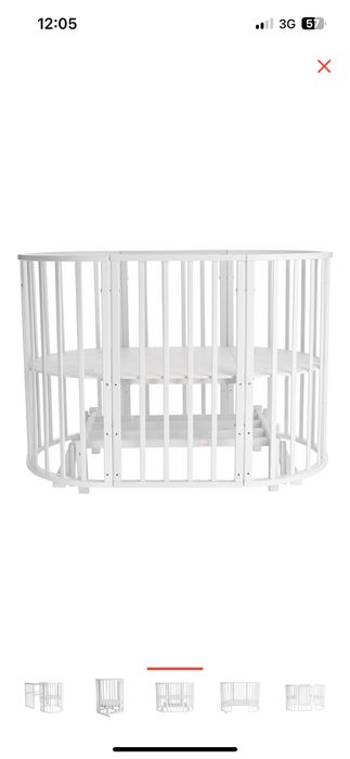 Манеж-кровать почти новая