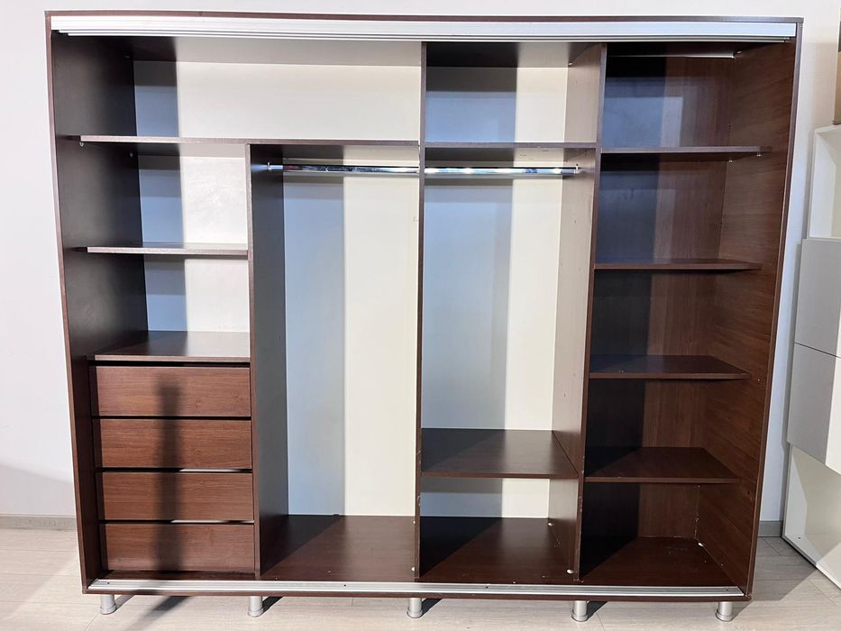 Dressing Uși Glisante; Șifonier Dulap Dormitor cu Oglindă