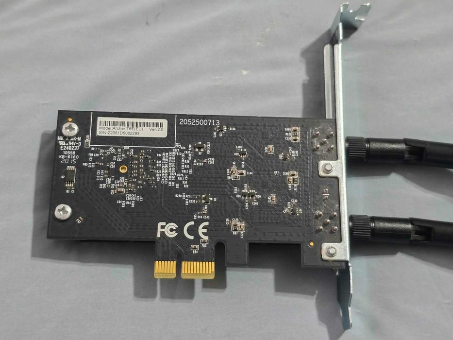 Placa de retea Wireless TP-Link Archer T6E AC1300, Dual-Band 2.4/5GHz, PCI Express (PCIe)