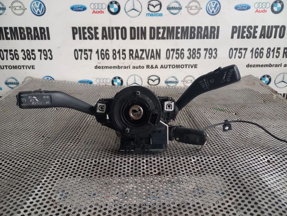 Banda Spira Spirala Volan Maneta Semnalizare Stergatoare Vw Golf 5 Touran Caddy Cu Tempomat An 2005-2006-2007-2008-2009-2010 Cod 1K0953503EJ 1K0959653C Dezmembrez Vw Golf 5