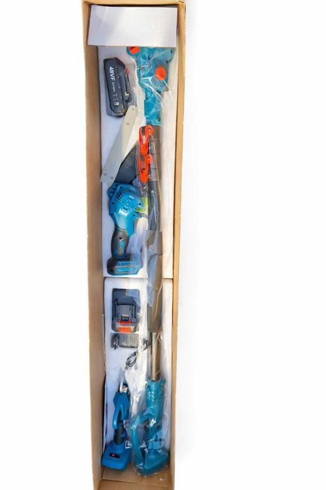 Профисионална лозарска ножица с трион 3в1 + Прът - комплект 2 батерии