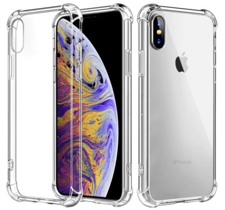Iphone X XR XS MAX - Husa/Bumper Protectie Colturi Din Silicon