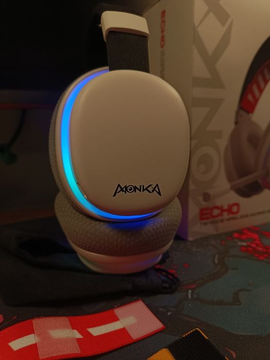 Безжични слушалки Monka Echo - tri-mode wireless gaming headset