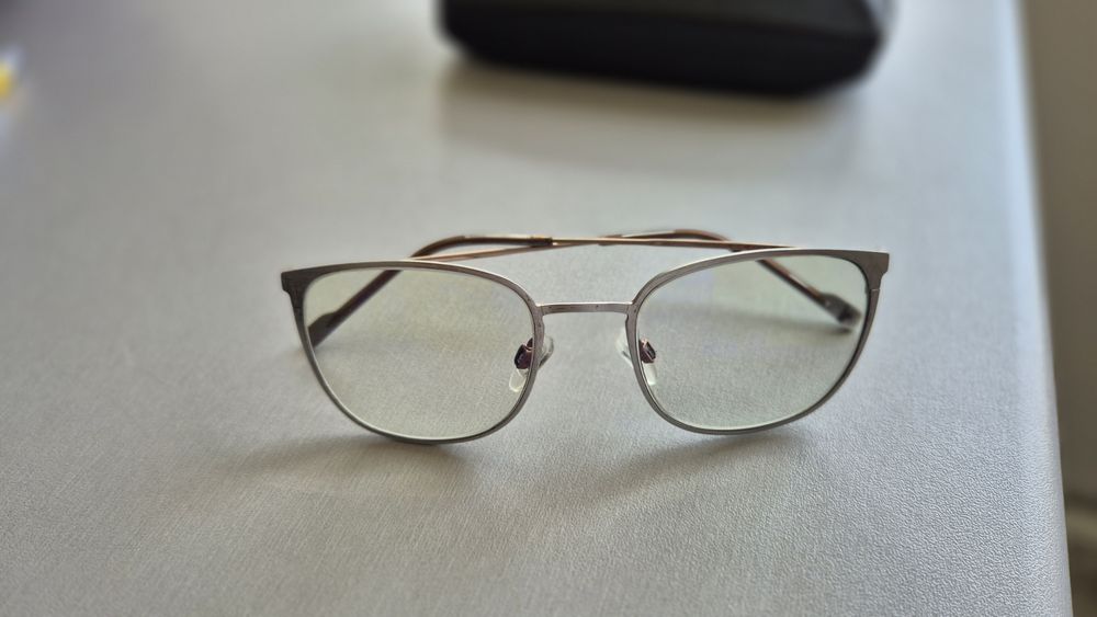 Ochelari progresivi +1,50 cu +3,25 cu rama titan vintage