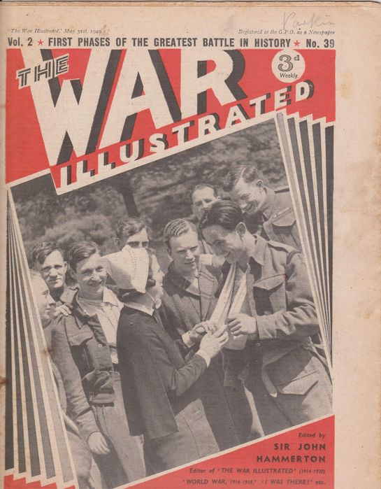 5 numere din revista "The War Illustrated" (1940)