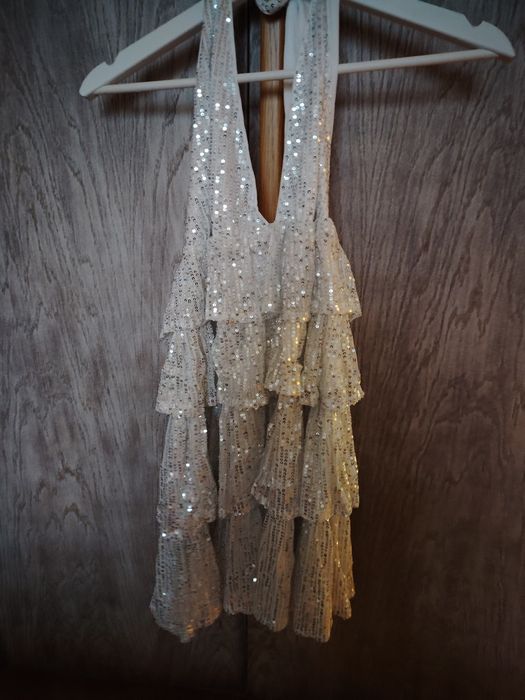 Парти  рокля с пайети