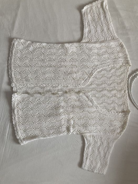 Bluza, cardigan crosetat din lanica fina