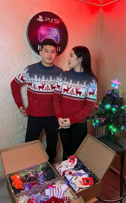 Свитера новогодние