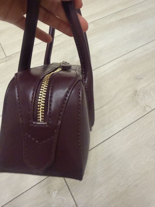 Twinset чанта цвят бургунди