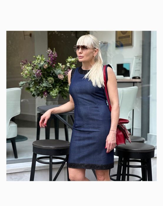 Дамска дънкова рокля Aggata