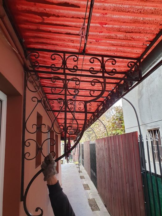 Copertină fier forjat