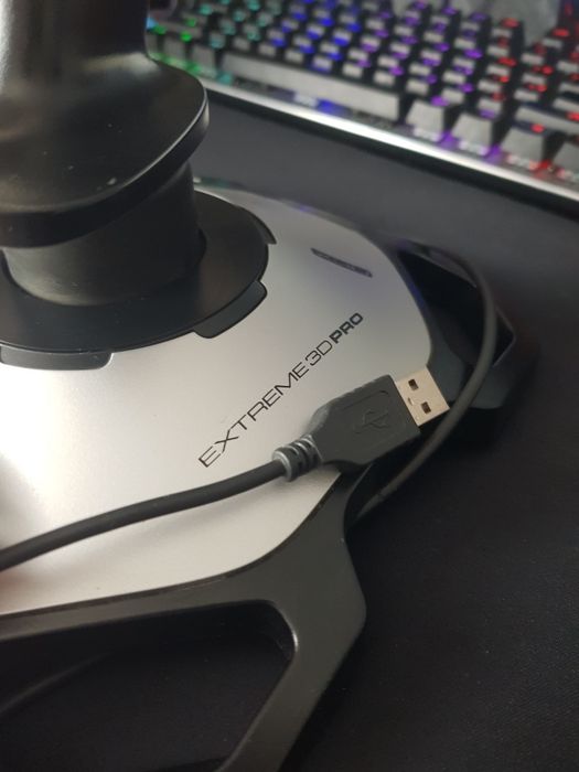 Джойстик, штурвал, Logitech extreme 3D pro