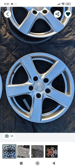 Jante honda mitsubishi nissan duster 5x114,3