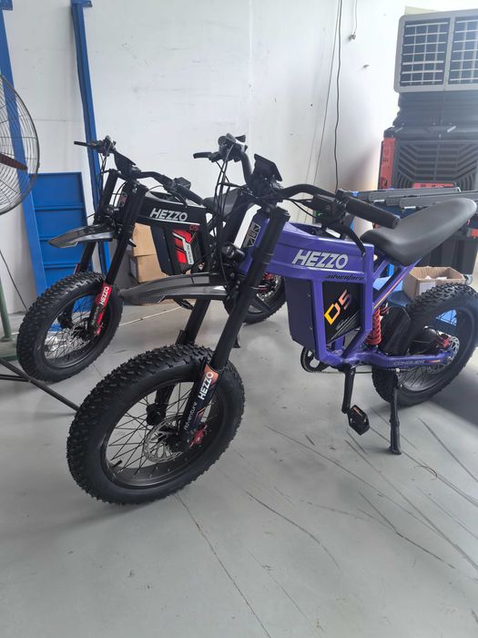 Електрически кросов велосипед HEZZO D5 – 3000W,70 км/ч, 150 км.Наличен