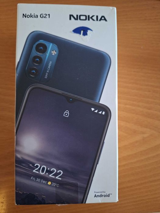 Nokia G21 (4/64GB) – Пълен пакет с оригинално зарядно