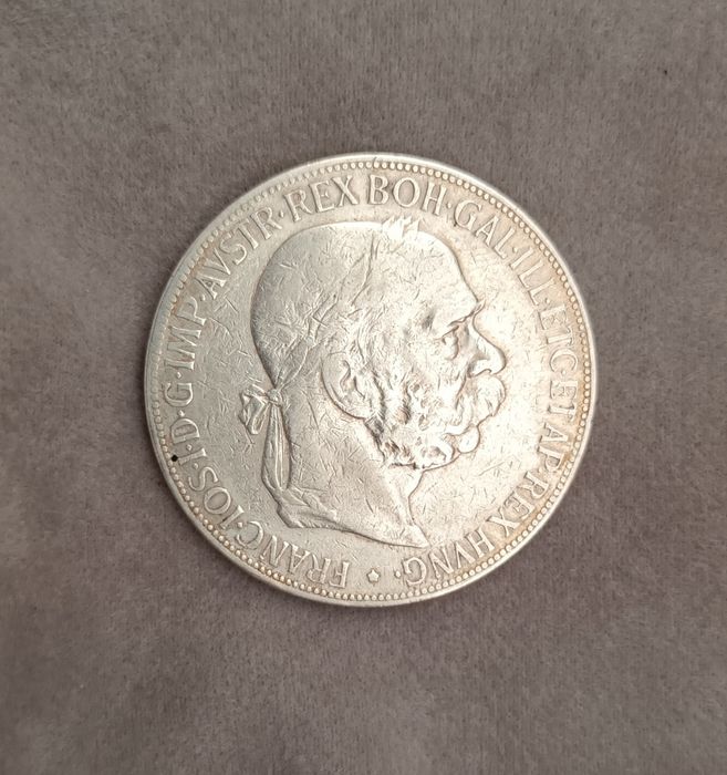 Moneda de argint 5 Corona 1900 Ungaria