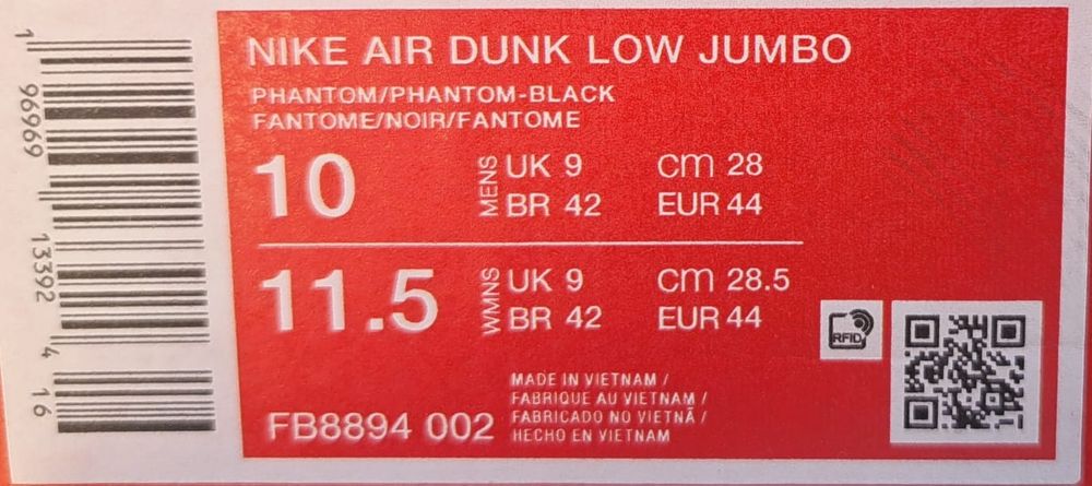 Adidasi Nike Dunk Low Jumbo