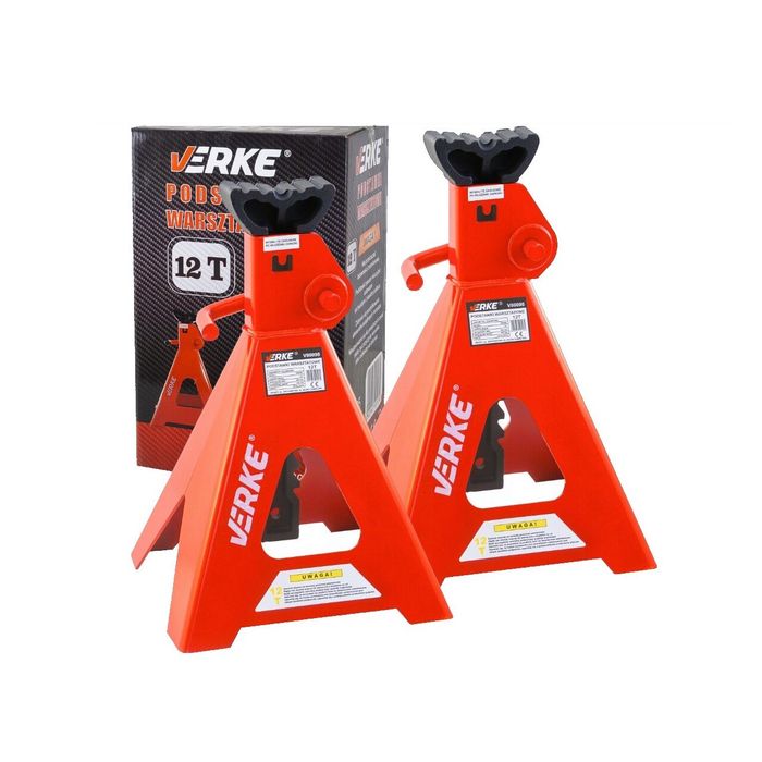 Set 2 capre sustinere 12 tone, 495 - 770 mm, Verke