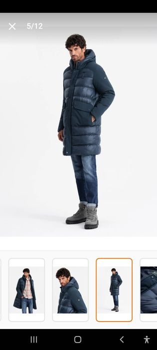 Geaca lunga matlasata fas iarna