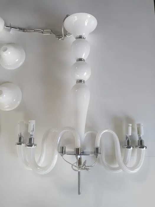 Lustra-Candelabru"Montanera", Sticla/Metal. Spectaculos - 85o lei