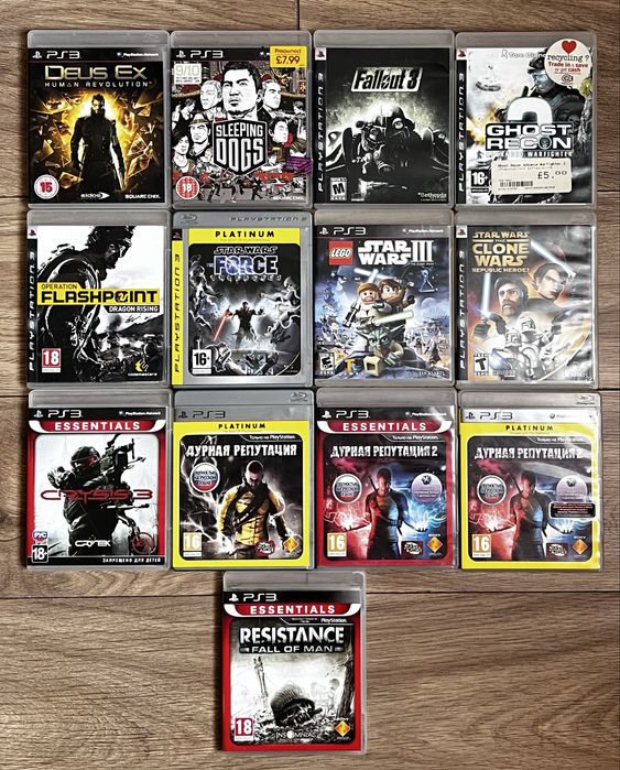 Лицензионные диски PS3