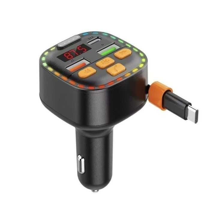 FM трансмитер Automat-С Bluetooth, LED дисплей с волтметър