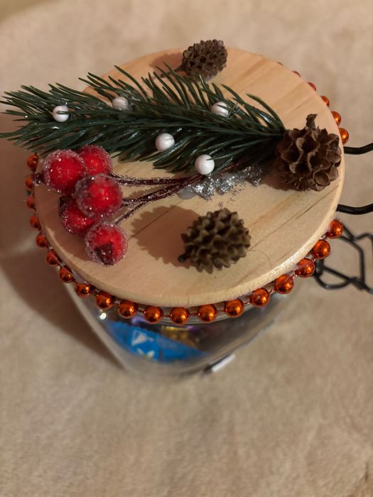 Коледен буркан за бонбони