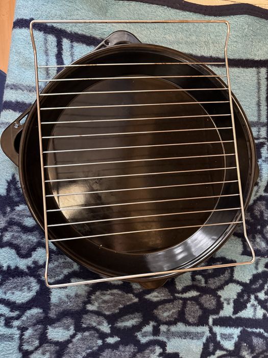 Cuptor electric Hausberg HB-8020, Grill, 70 litri, Negru / Inox