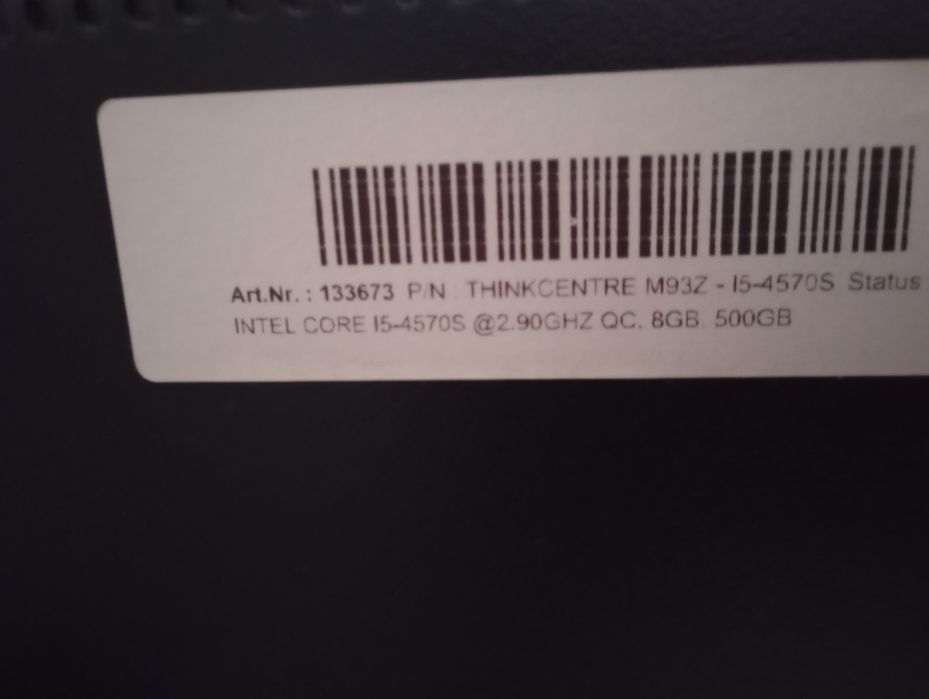 Computer desktop All in one  Lenovo