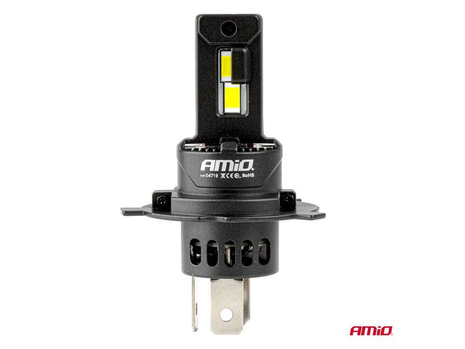 Set Doua Becuri Led Cu Canbus F25 PRO BLACK H4/19 / 70W / 12-24V /AMIO