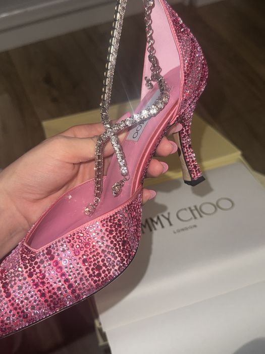 Jimmy choo pink crystal