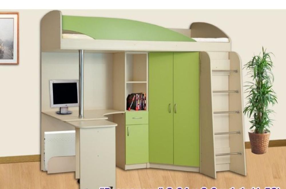 Детская кровать-чердак «3 в 1»