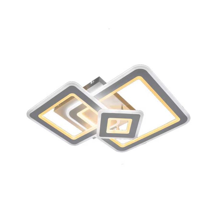 Led полилей Hydrangea с дистанционно управление, 160 W, бял, акрил