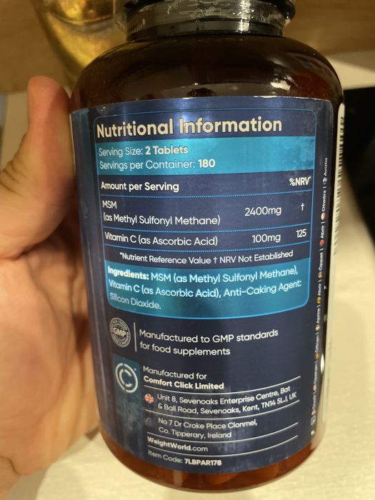MSM Vitamina C 2500mg