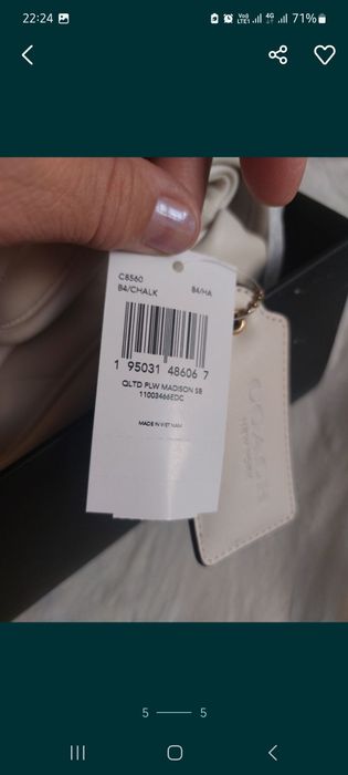 Срочно продам лригинал сумочка COACH