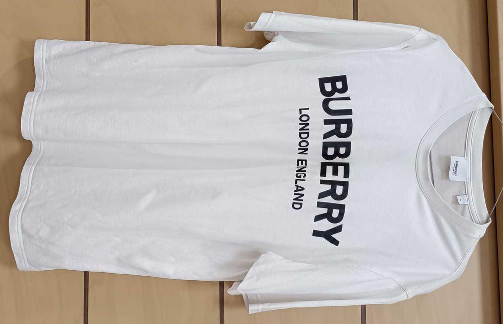 BurberryCotton Logo Printing Classic Short Sleeve