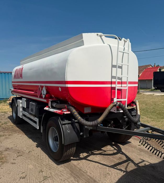 Cisternă  18100l  apă,UAN,motorină  aluminiu  pe perne pentru  agricultură